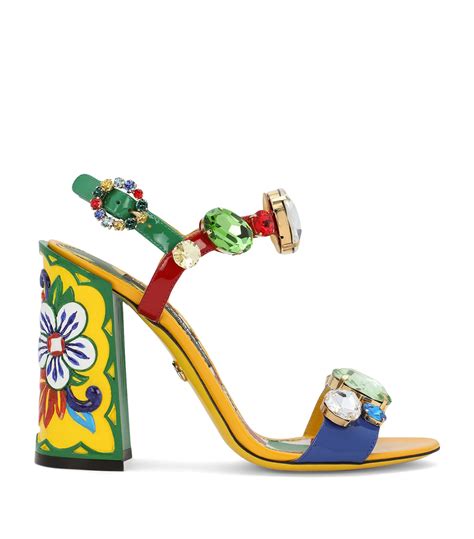 dolce gabbana sandalet|Dolce & Gabbana heeled sandals.